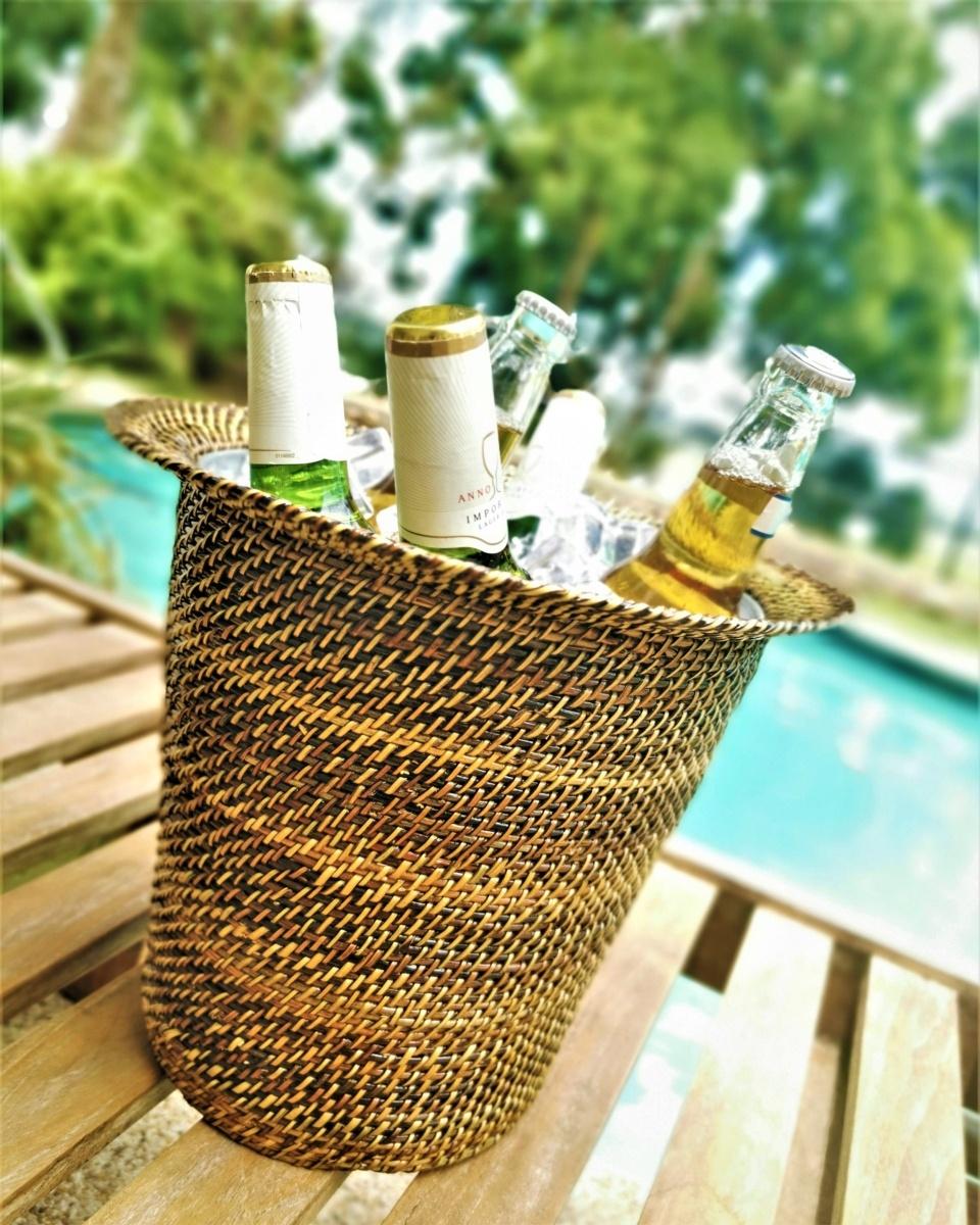 Woven Ice Buckets & Wine Chillers